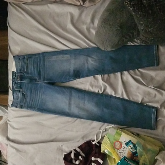 NWT American Eagle Women's jeans super hi-rise jegging 0 x-short forever soft - Picture 2 of 7
